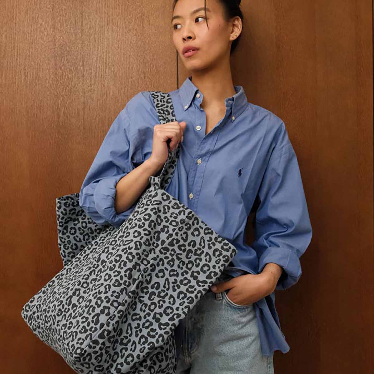 ELISA TOTE BAG GRAOU BLUE