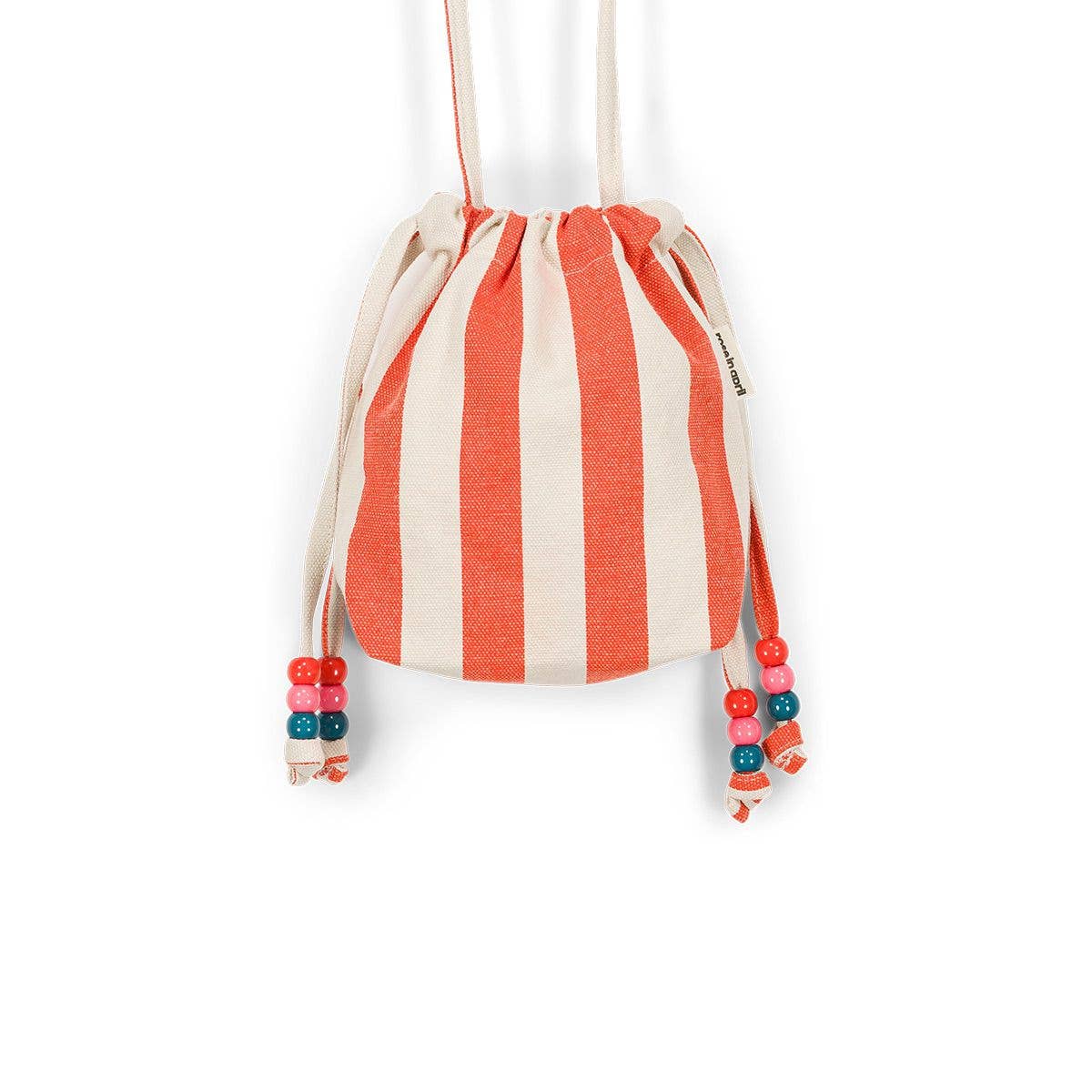 BILLIE BAG STRIPES GREIGE / TOMATO