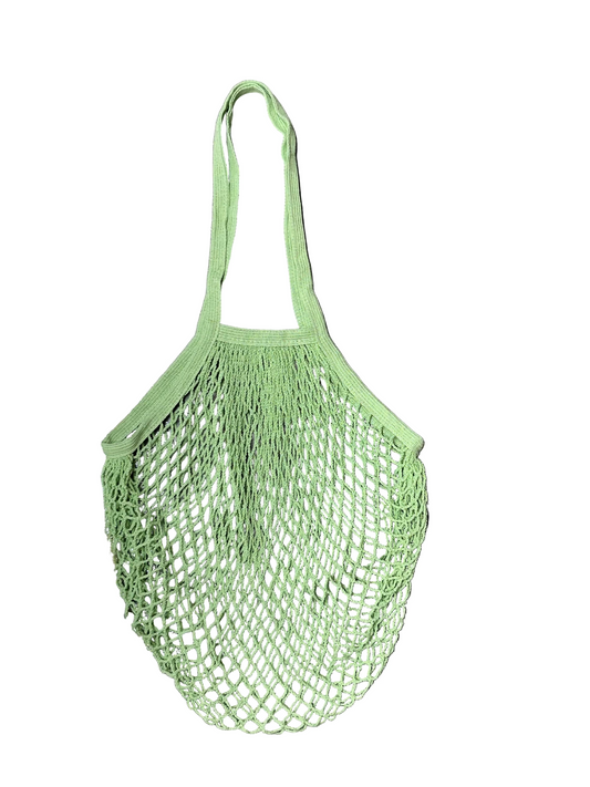French Net Shopping Bag Spearmint