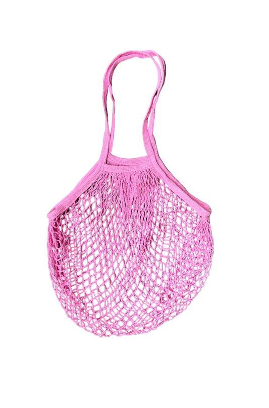 French Net Shopping Bag Pink