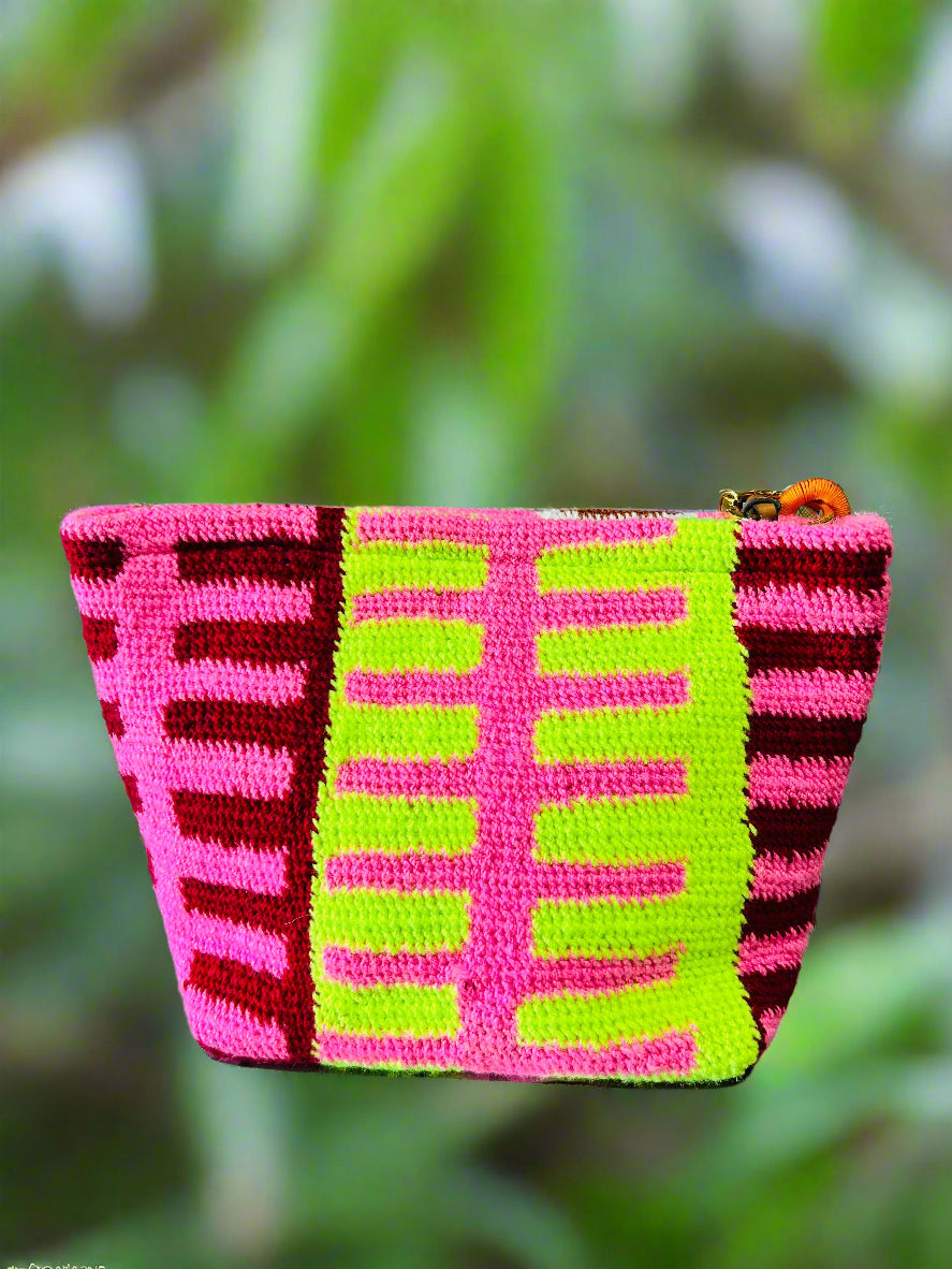 Barbra Mix Mix Bilum Clutch with Tassel