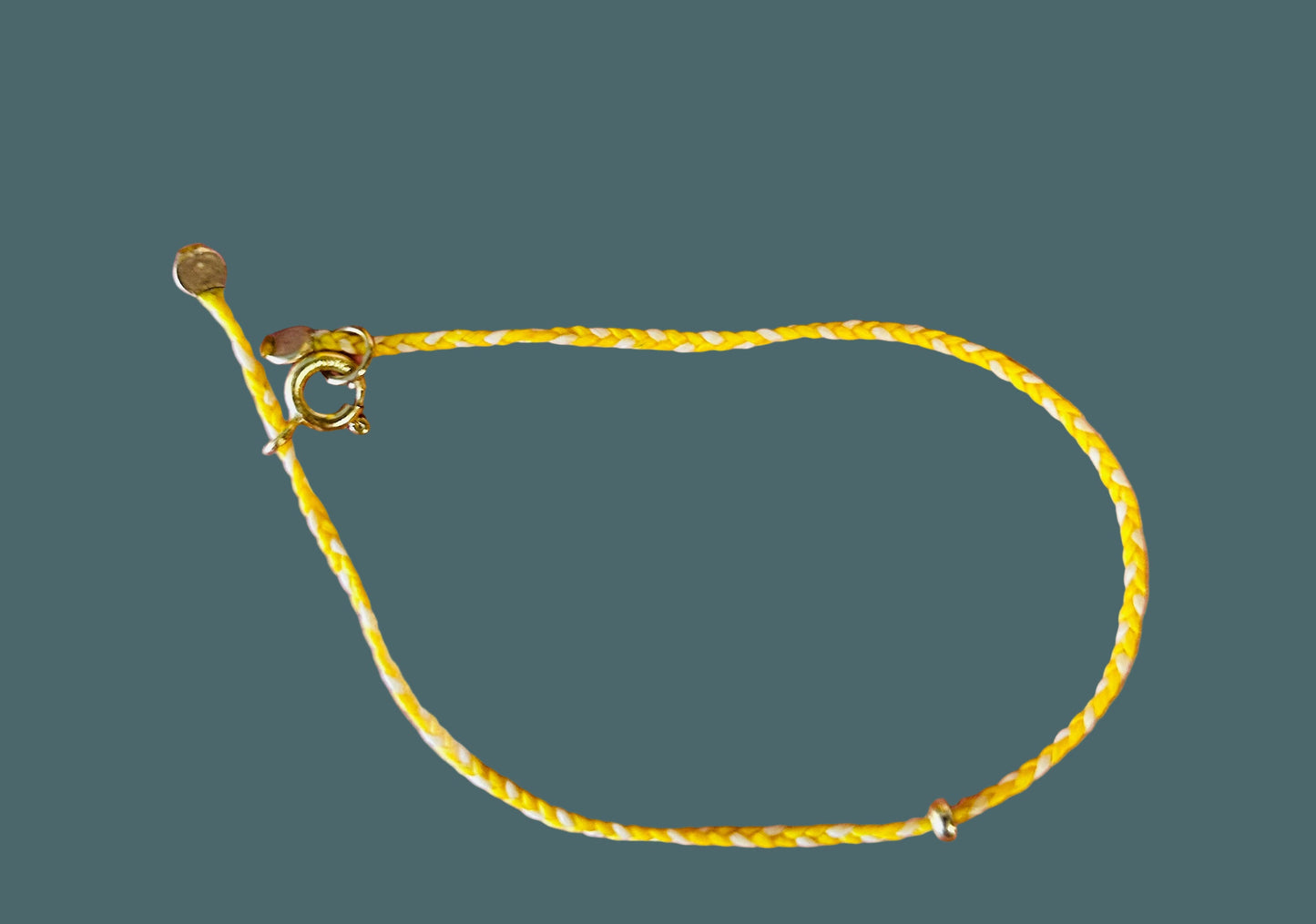 Athena & Co Yellow Fine Braid Bracelet