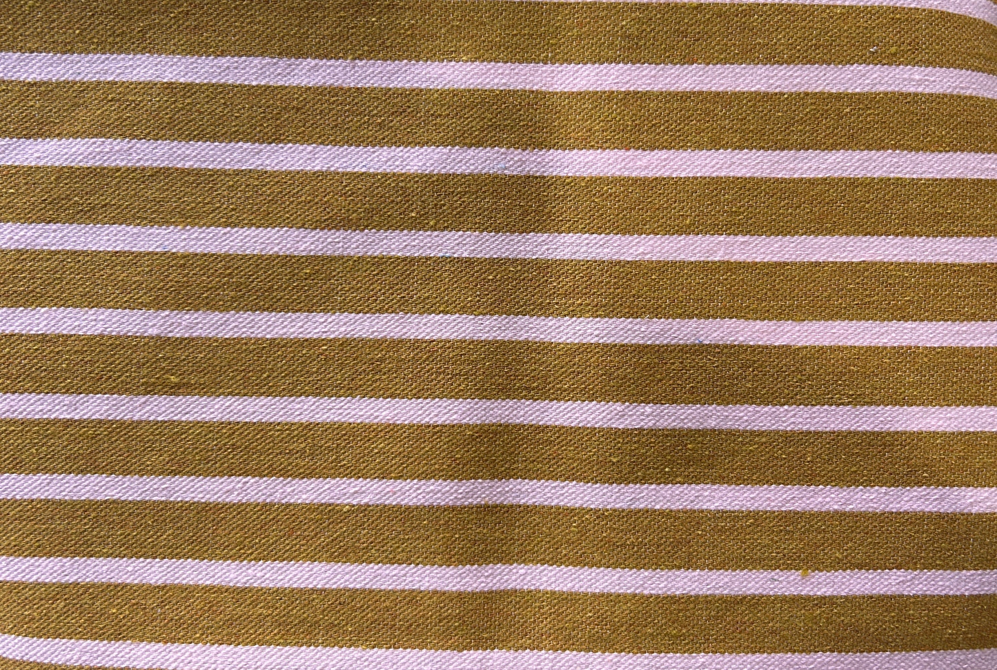 Moroccan Hand Woven Hammam Towel Soft Pink/Curcuma