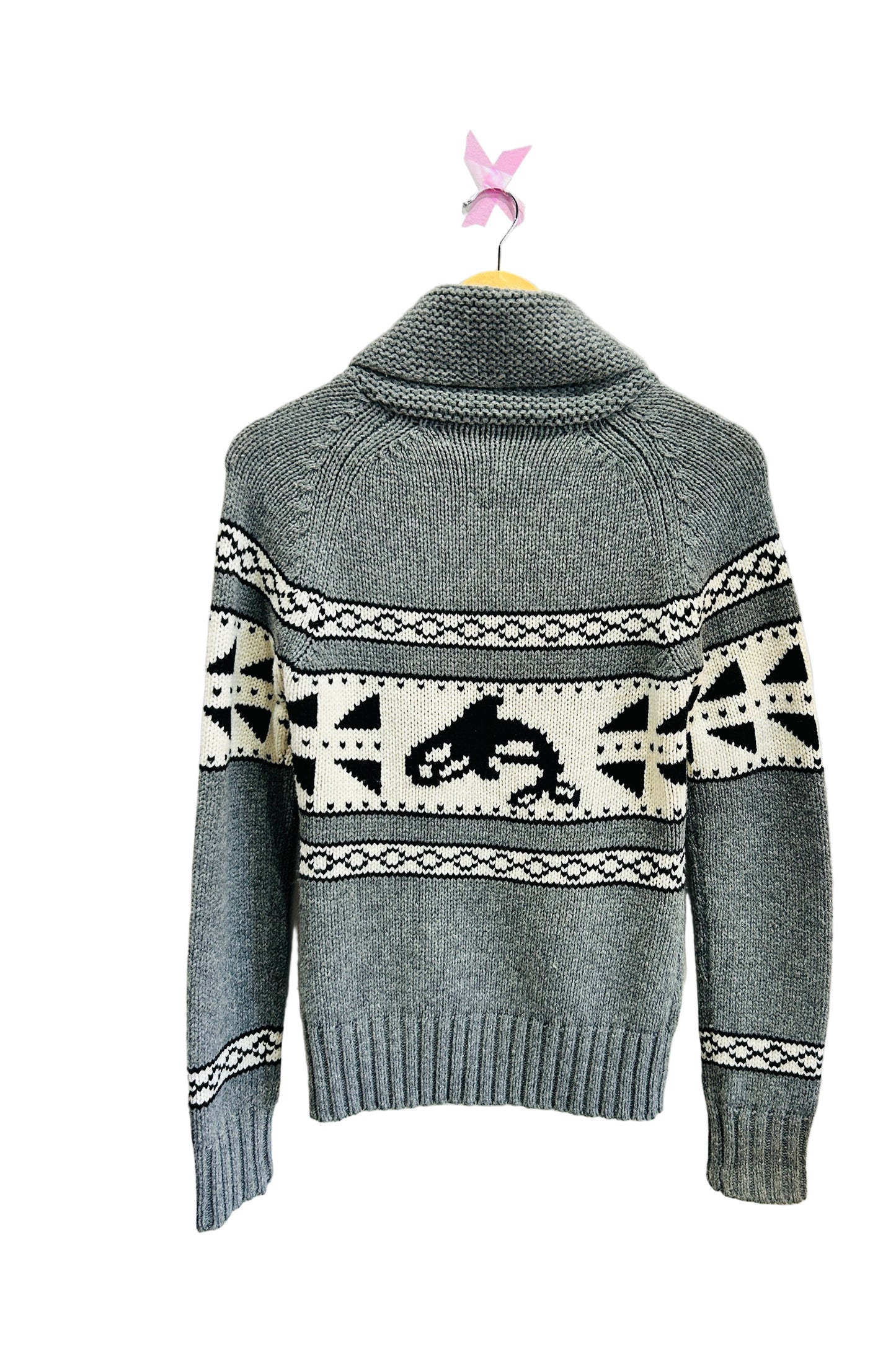 TNA Cowichan Zip Through Jumper Size Med