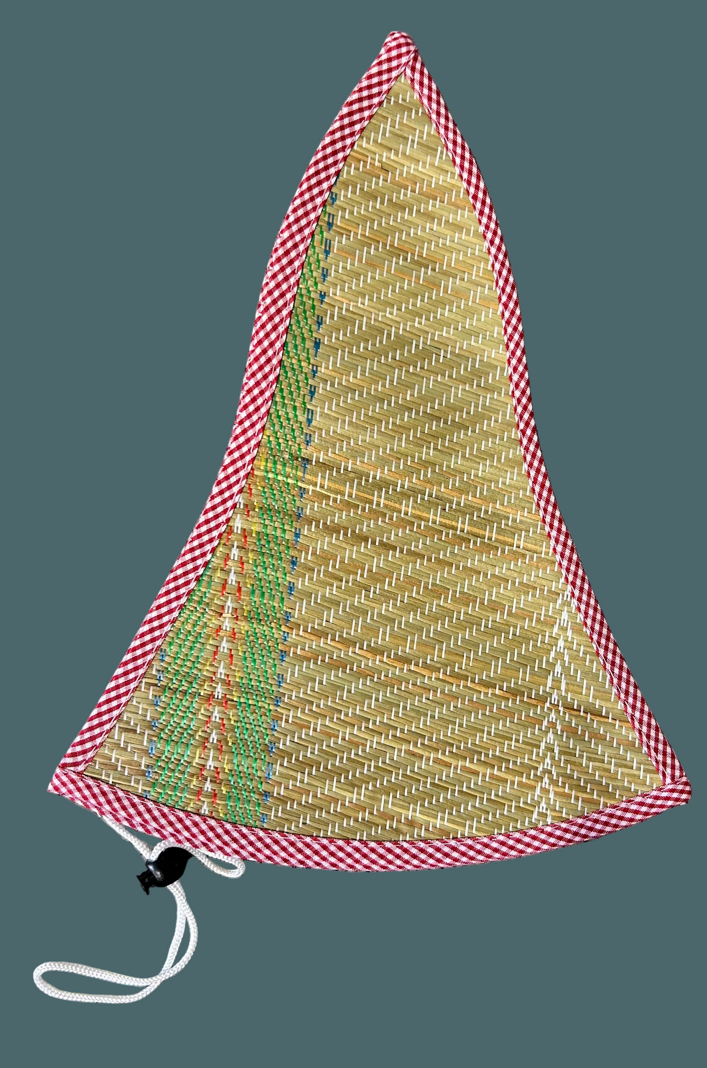 Raffia Travel Sunhats One Size Red Gingham