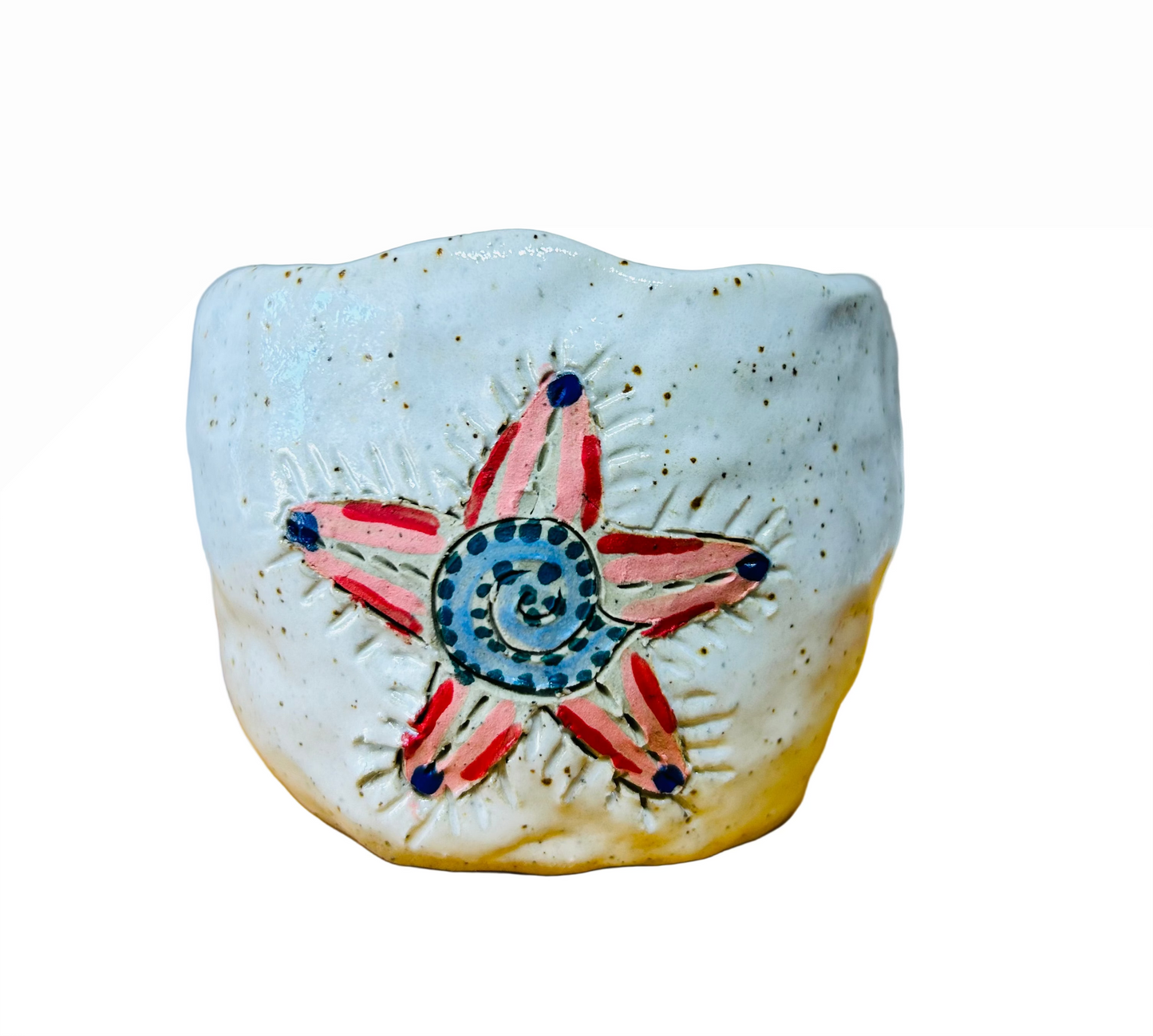 Madi Luschwitz Artist Ceramic Starfish Vessel