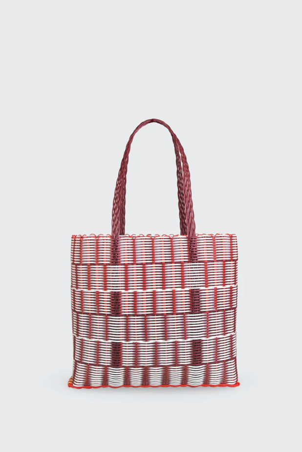 Rayas Large Panna Cotta Woven Basket
