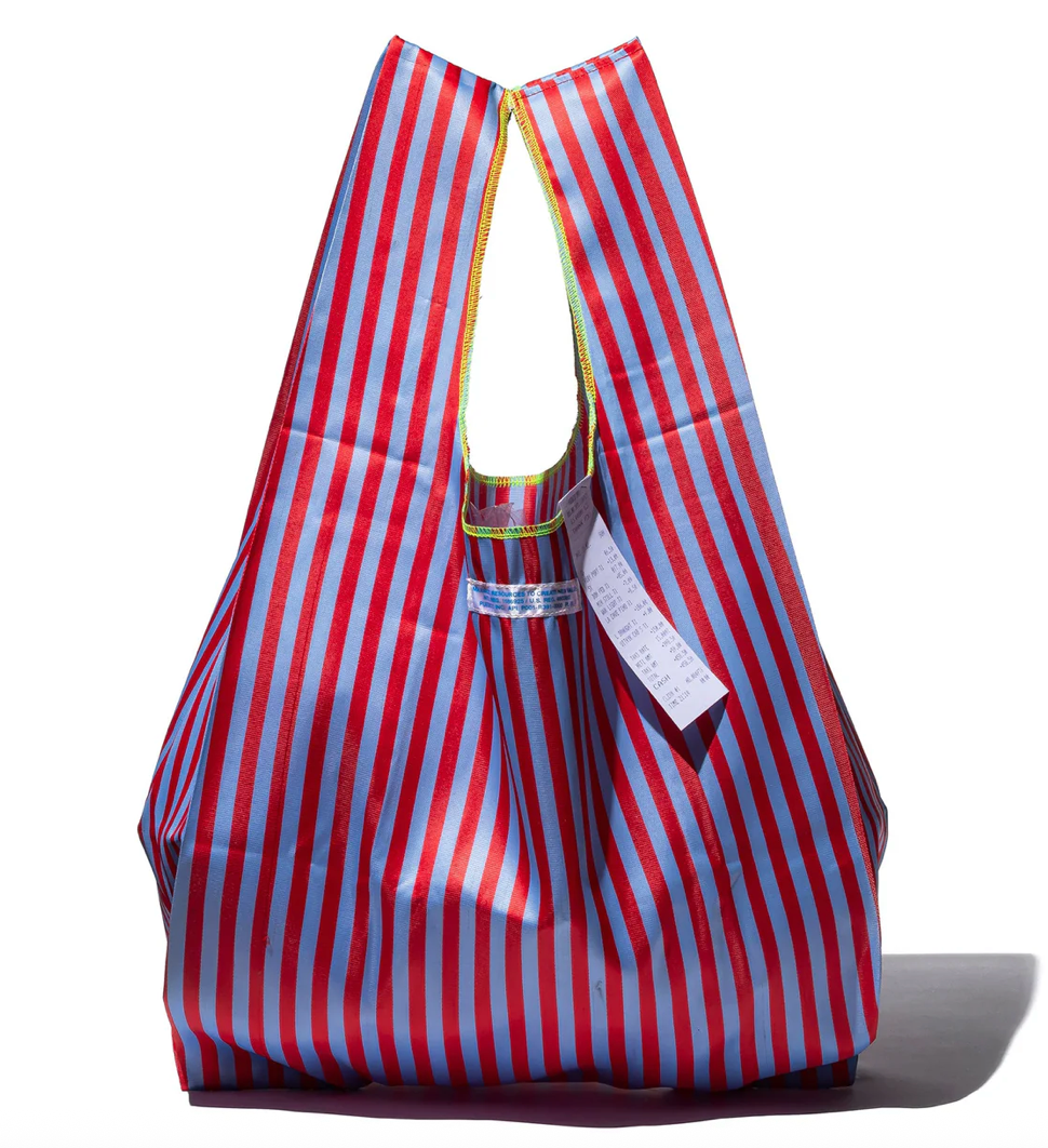 Puebco Light Blue/Red Shopper