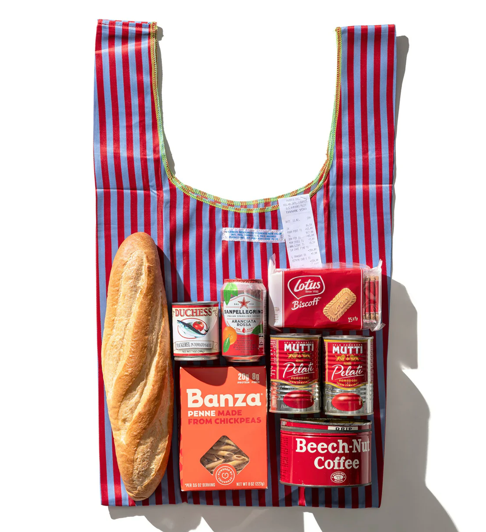 Puebco Light Blue/Red Shopper