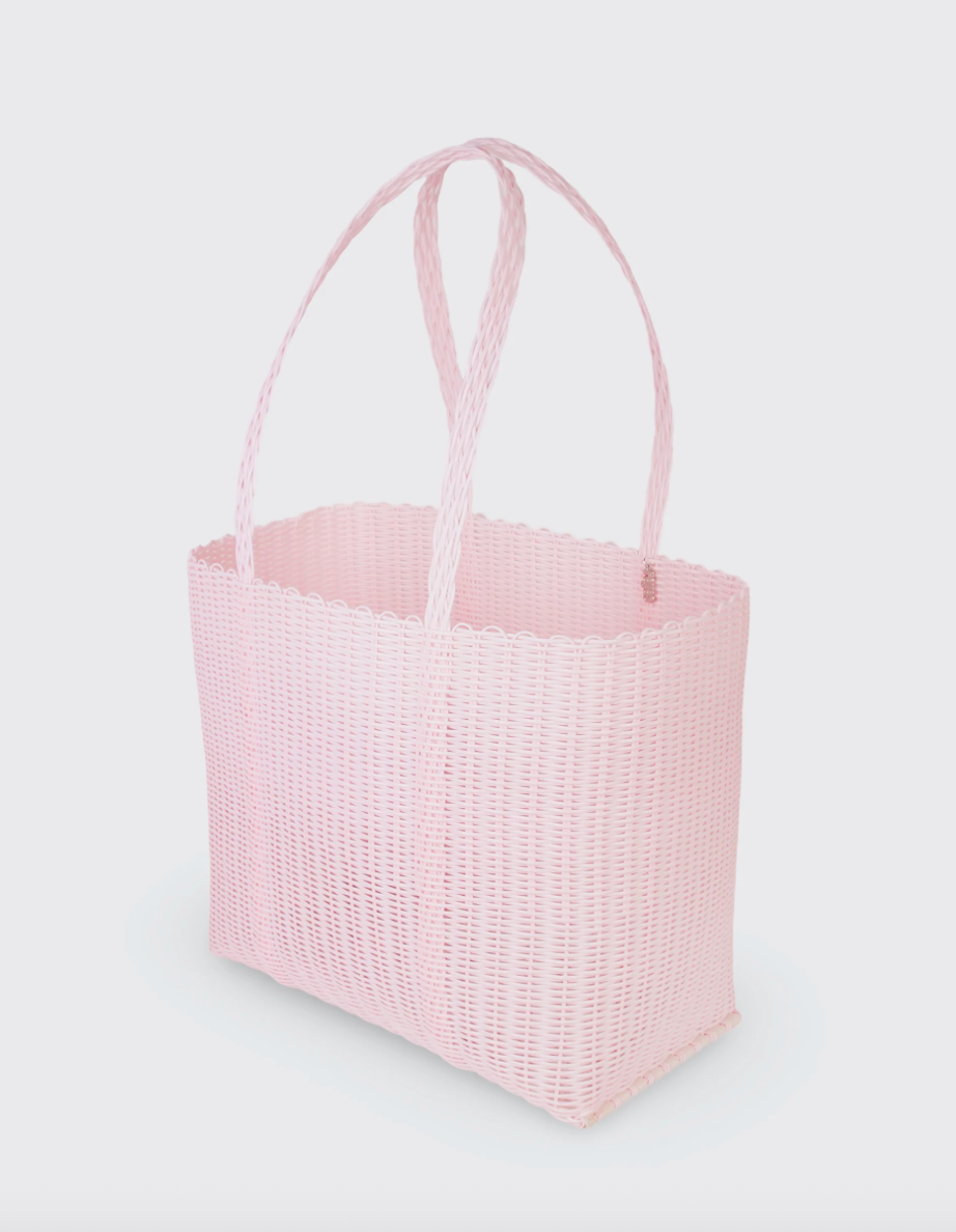 Rayas Large Blush Woven Basket