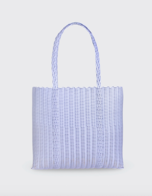 Rayas Large Lilac Woven Basket