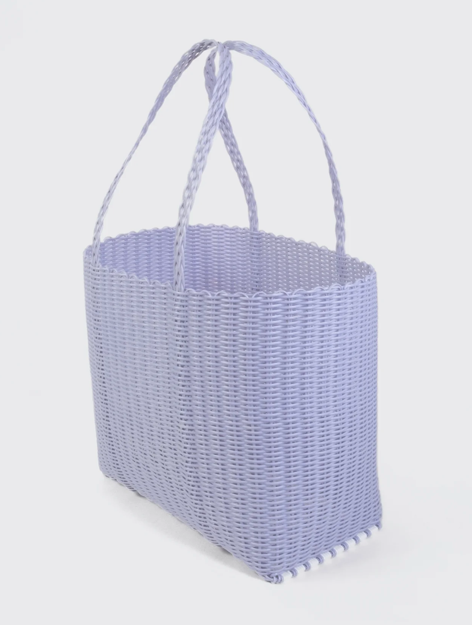 Rayas Large Lilac Woven Basket