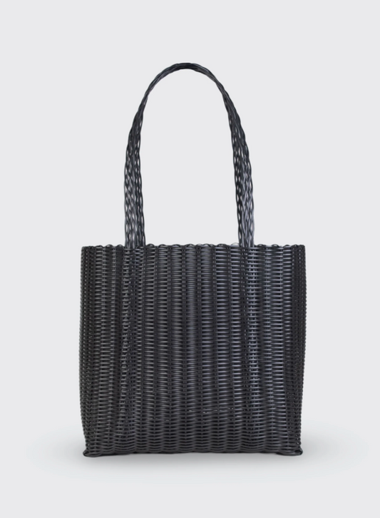 Rayas Medium Liquorice Woven Basket