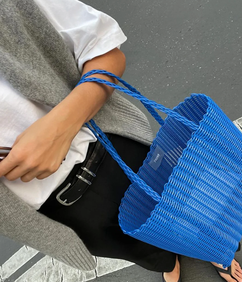 Rayas Medium Yves K Woven Basket