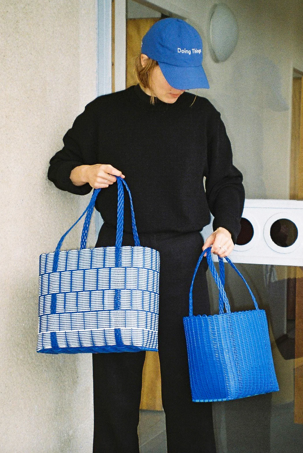 Rayas Medium Yves K Woven Basket