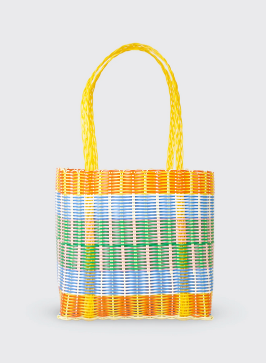 Rayas Medium Loco Citrus Woven Basket