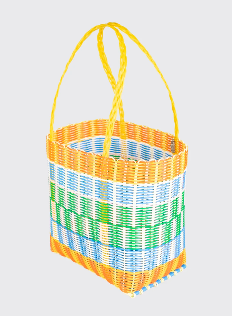 Rayas Medium Loco Citrus Woven Basket