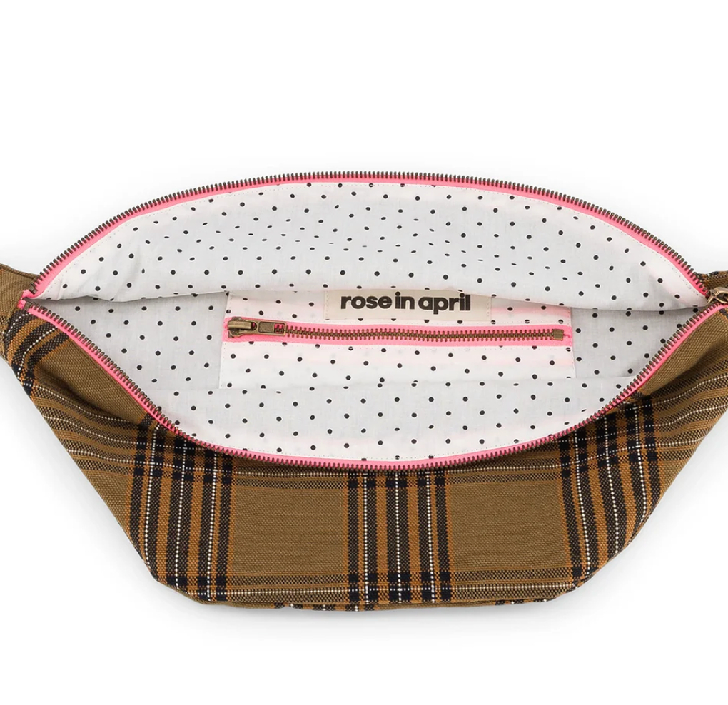 WOMEN BUM BAG TARTAN