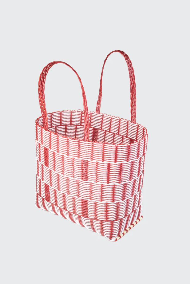 Rayas Large Panna Cotta Woven Basket