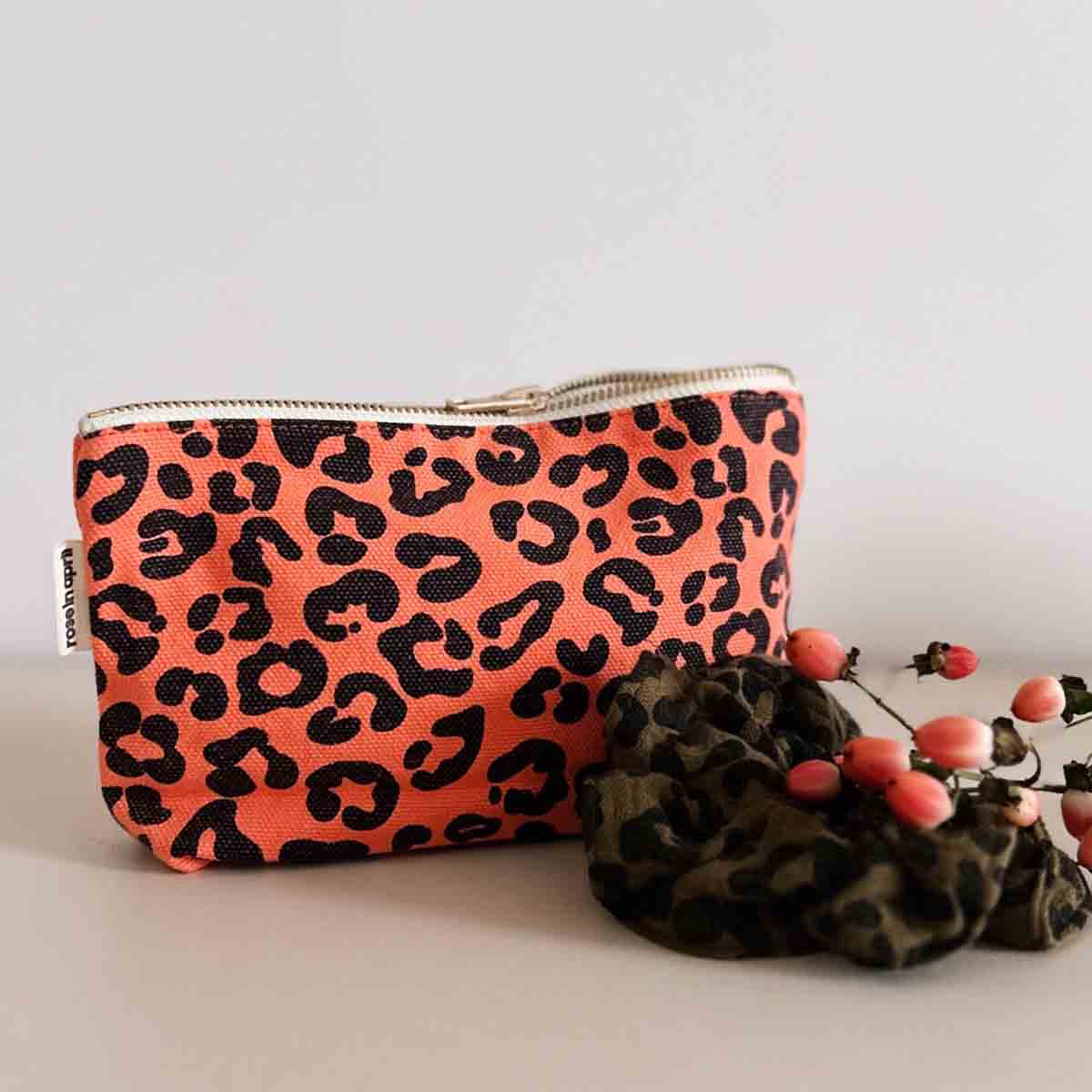 POUCH SOFIA GRAOU CORAL: CORAL / GRAOU