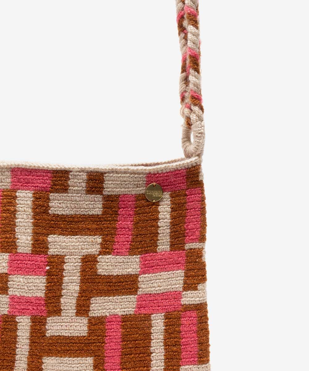 Guanabana Brown/Orchid Pink Bangkok Opera Bag
