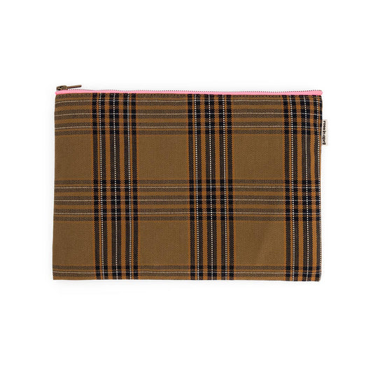 LILI FLAT POUCH TARTAN