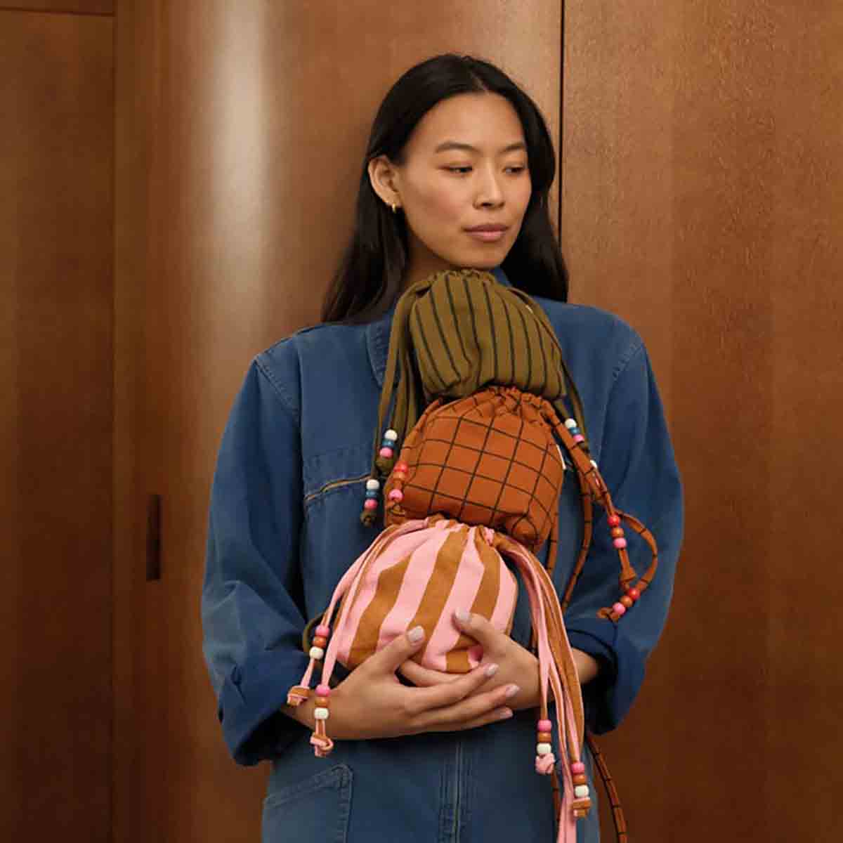 BILLIE BAG CHECK GINGER