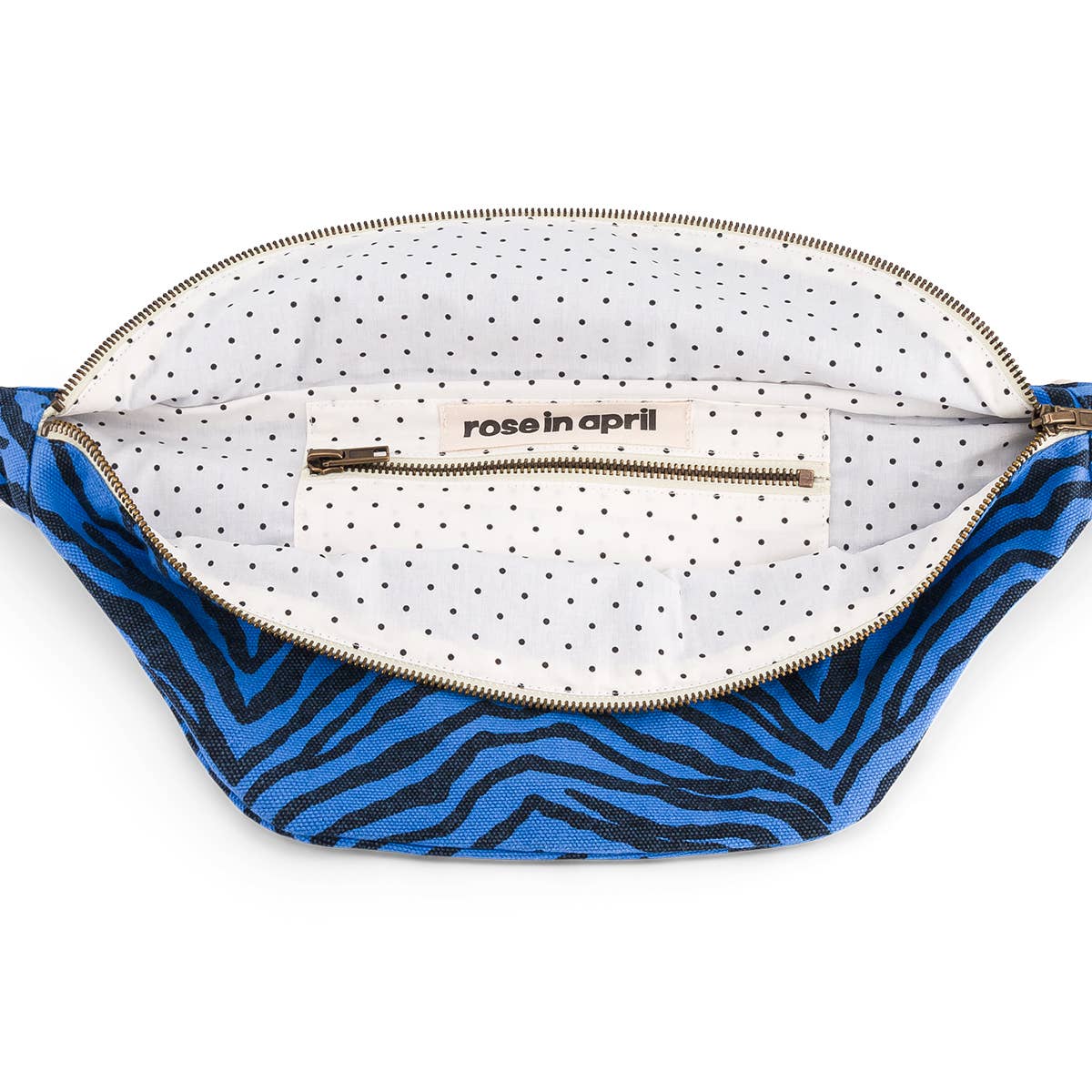 WOMEN BUM BAG ZEBROU GREEK BLUE