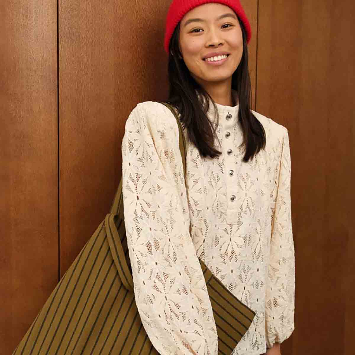 ELISA TOTE BAG TENNIS BLACK /  OLIVE