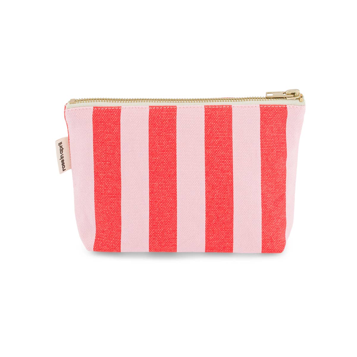 POUCH SOFIA STRIPES  TOMATO / CANDY PINK: TOMATO / CANDY PINK / STRIPES