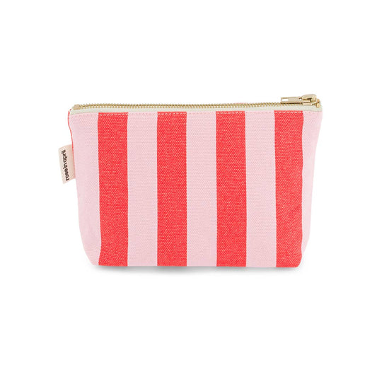 POUCH SOFIA STRIPES  TOMATO / CANDY PINK: TOMATO / CANDY PINK / STRIPES