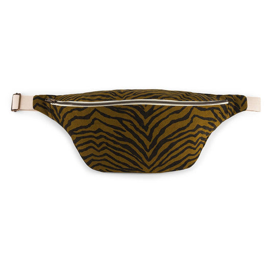 WOMEN BUM BAG ZEBROU TAPENADE: TAPENADE / ZEBROU