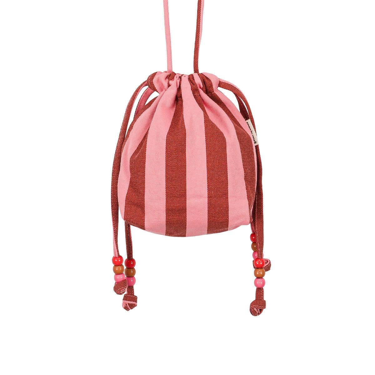 BILLIE BAG STRIPES BRICK / PINK