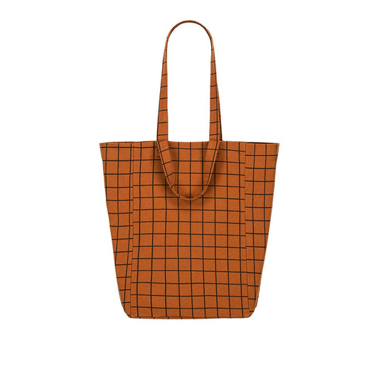 ELISABETH TOTE BAG CHECK GINGER