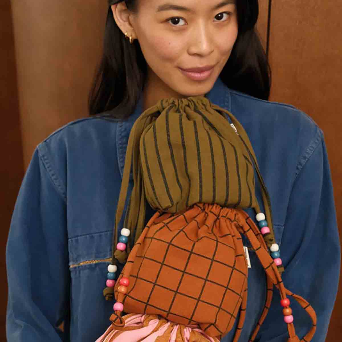 BILLIE BAG CHECK GINGER