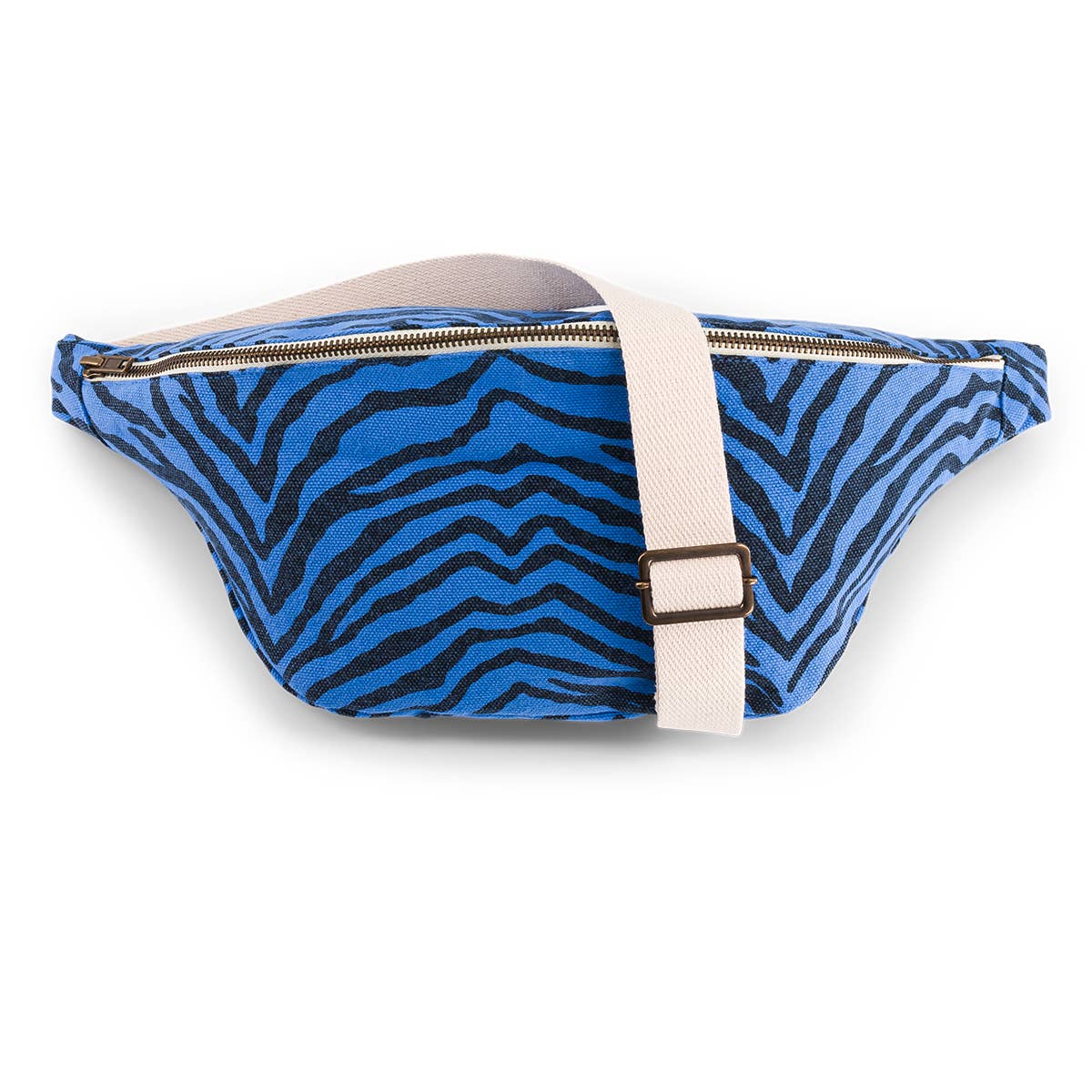 WOMEN BUM BAG ZEBROU GREEK BLUE