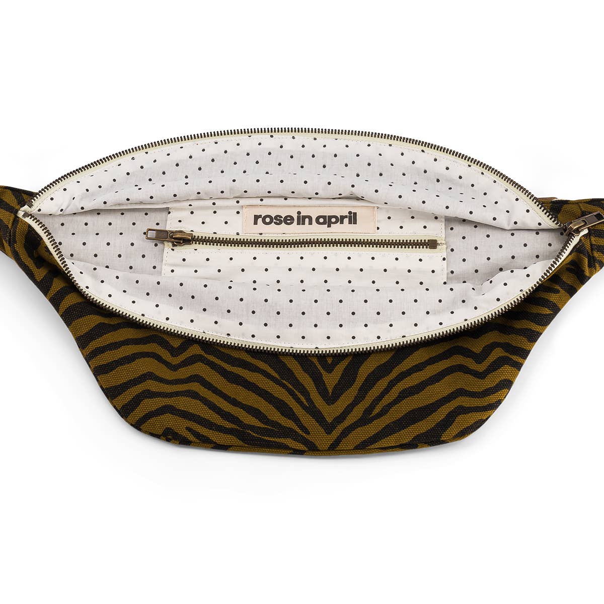WOMEN BUM BAG ZEBROU TAPENADE: TAPENADE / ZEBROU