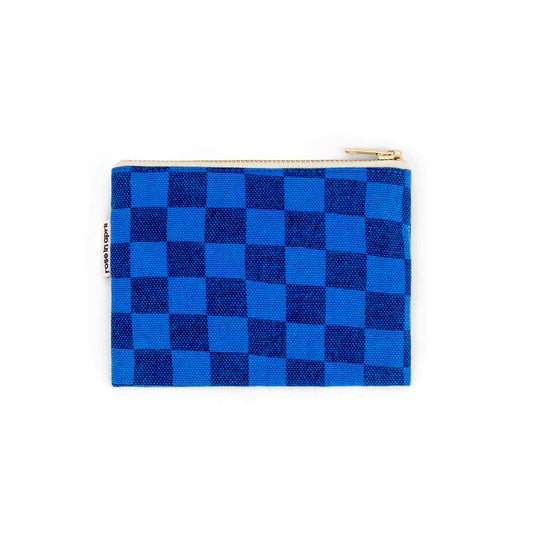 MARIE PURSE CHECKERBOARD GREEK BLUE / BLUE NAVY