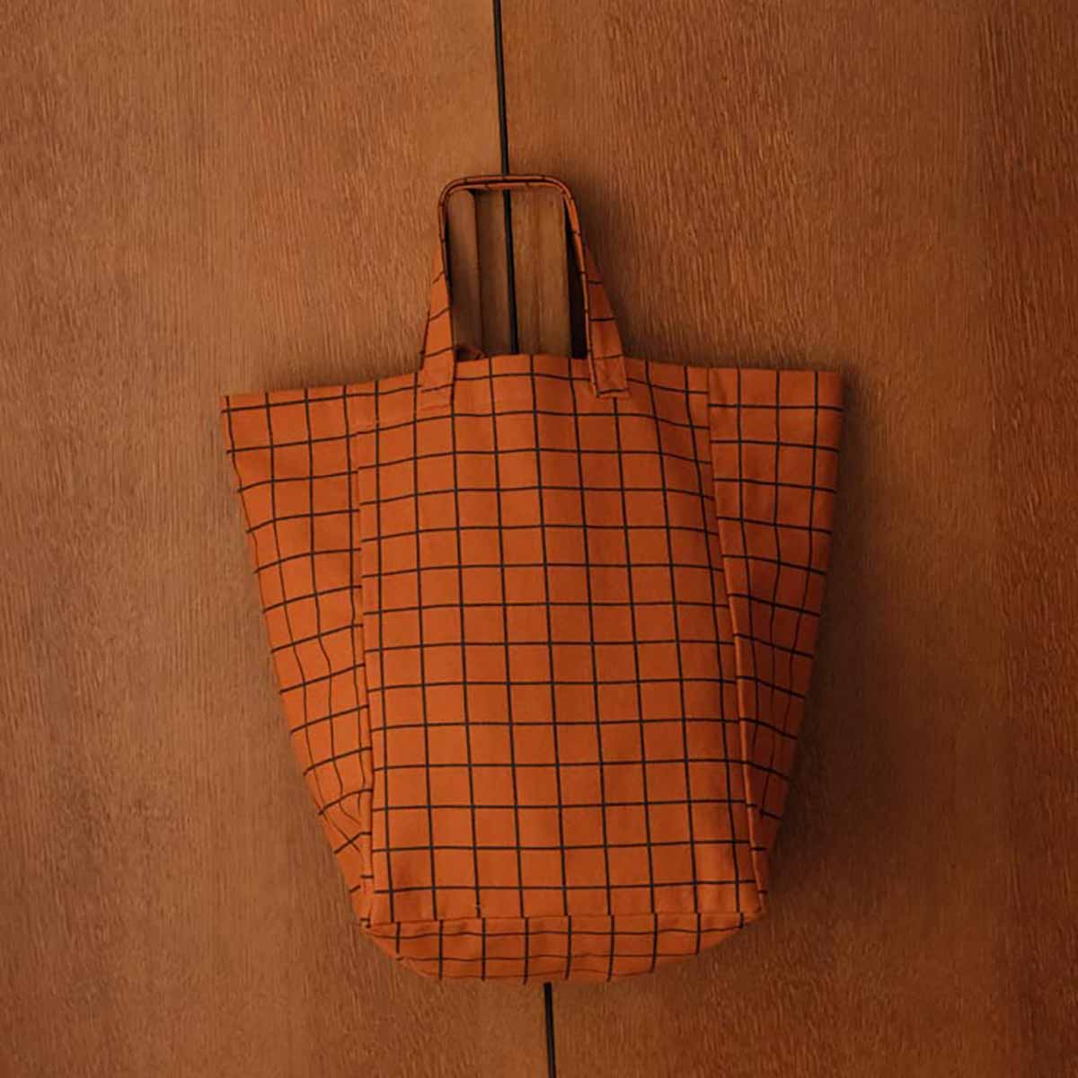 ELISABETH TOTE BAG CHECK GINGER