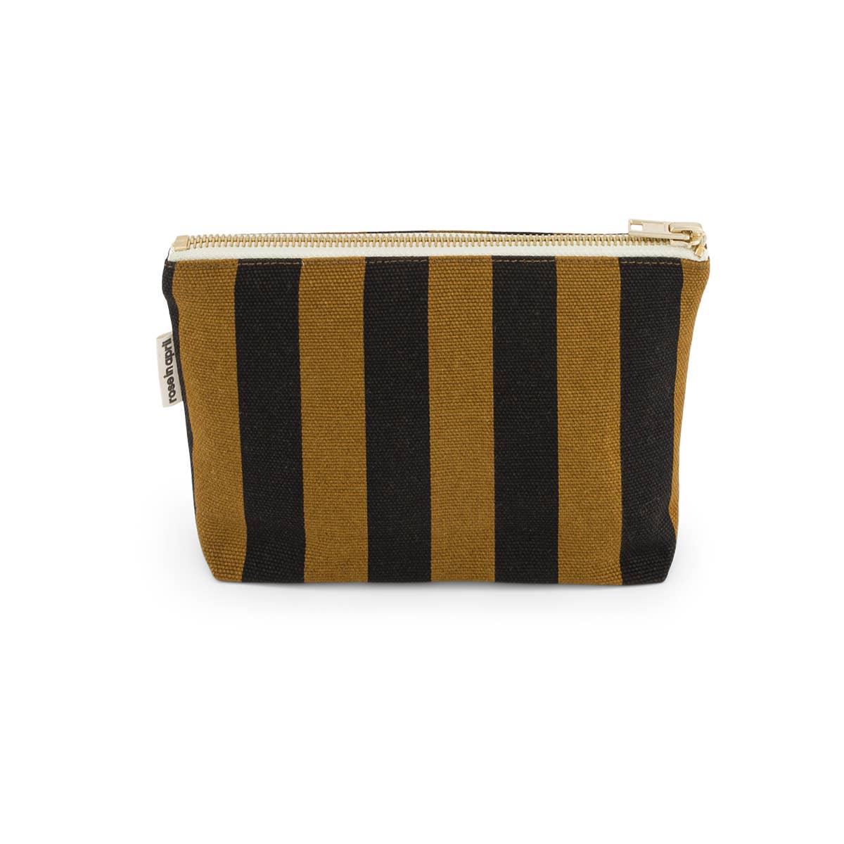 POUCH SOFIA STRIPES CUMIN: CUMIN / BLACK / STRIPES