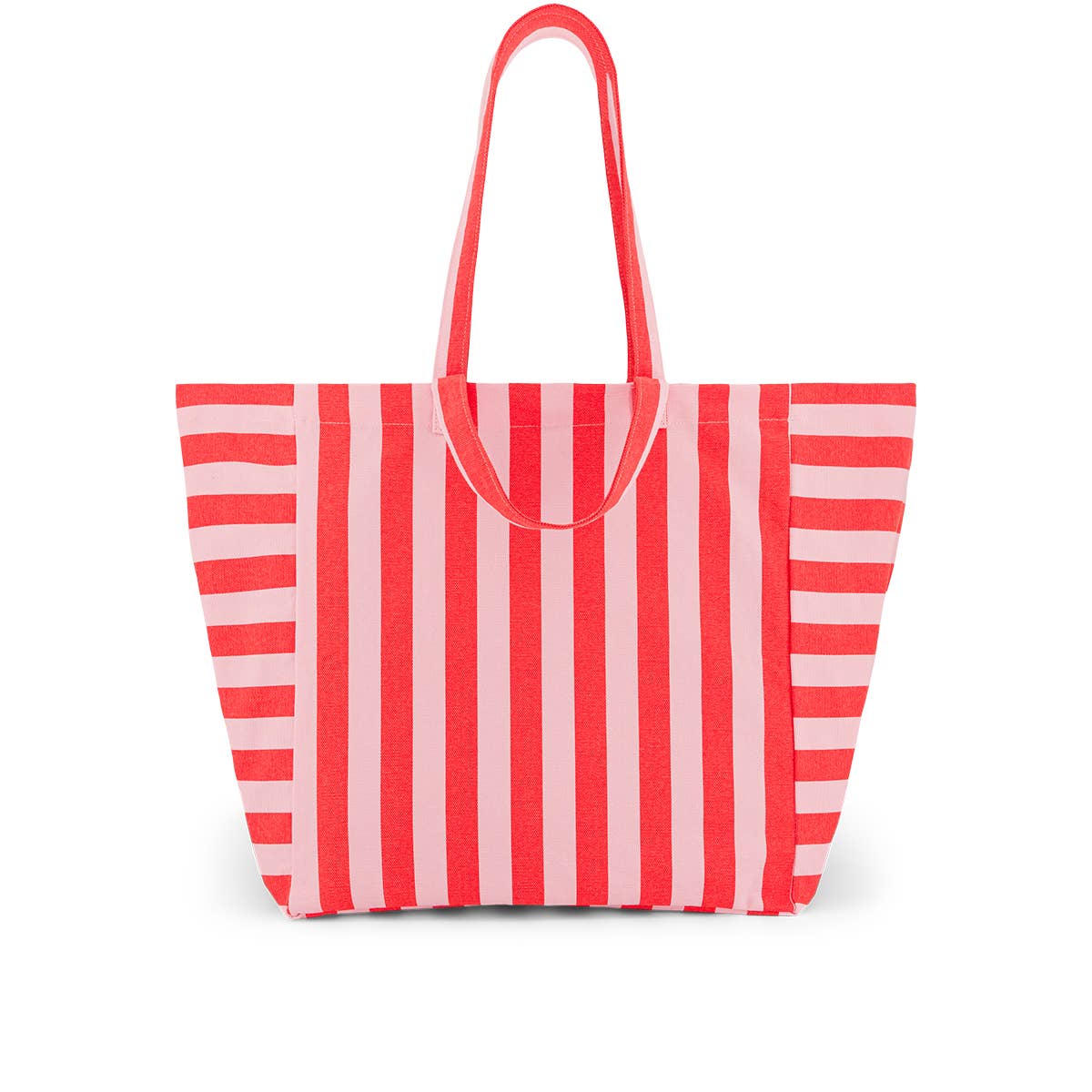 ELISA TOTE BAG STRIPES TOMATO / CANDY PINK: TOMATO / CANDY PINK / STRIPES
