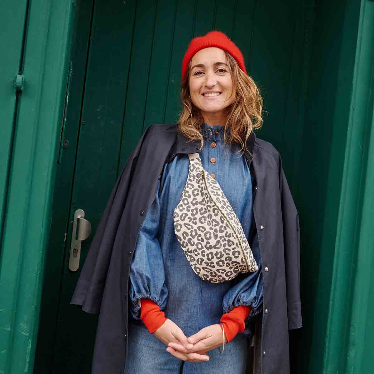 WOMEN BUM BAG GRAOU GREIGE: Graou