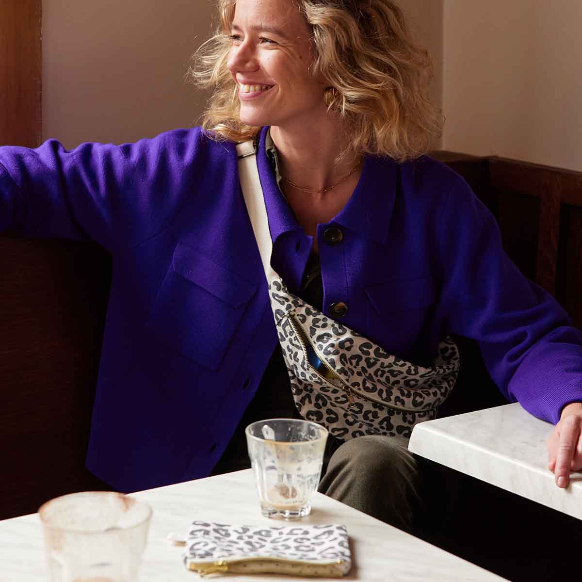 WOMEN BUM BAG GRAOU GREIGE: Graou