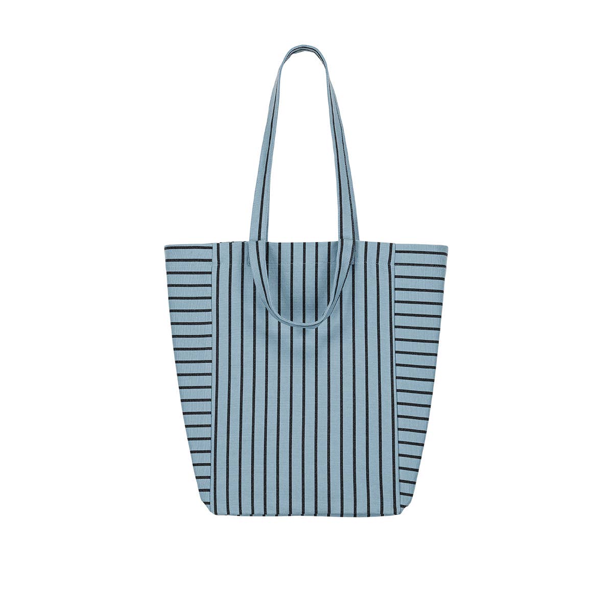 ELISABETH TOTE BAG TENNIS BLACK /  SKY BLUE