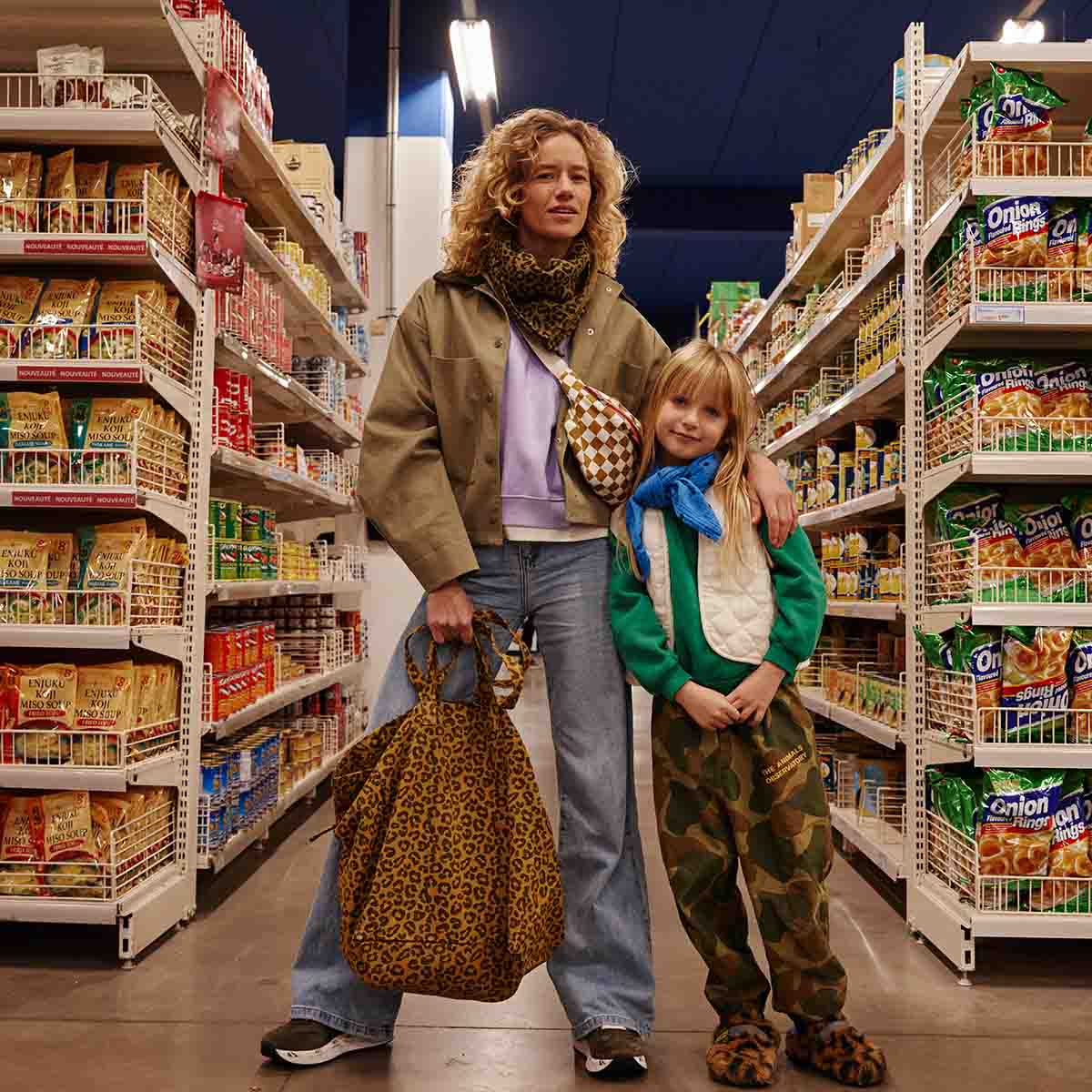 WOMEN BUM BAG CHECKERBOARD CARAMEL: Checkerboard