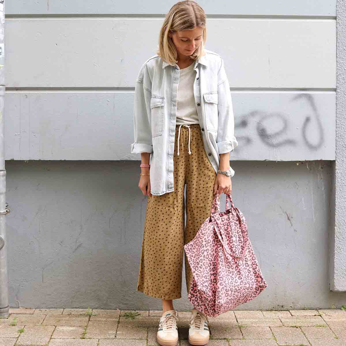 ELISA TOTE BAG GRAOU STRAWBERRY: STRAWBERRY / GRAOU