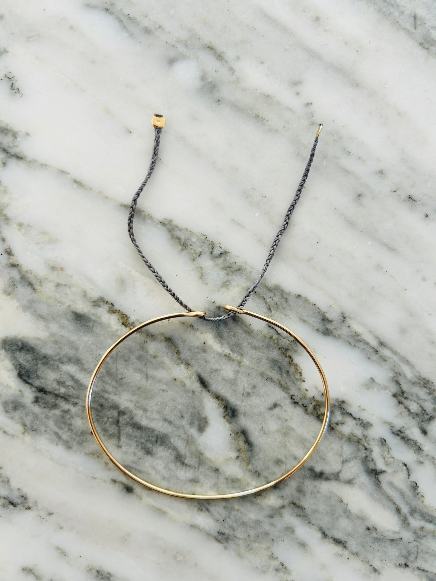 Athena & Co Gold/Grey Cassis Wire Bracelet Cuff