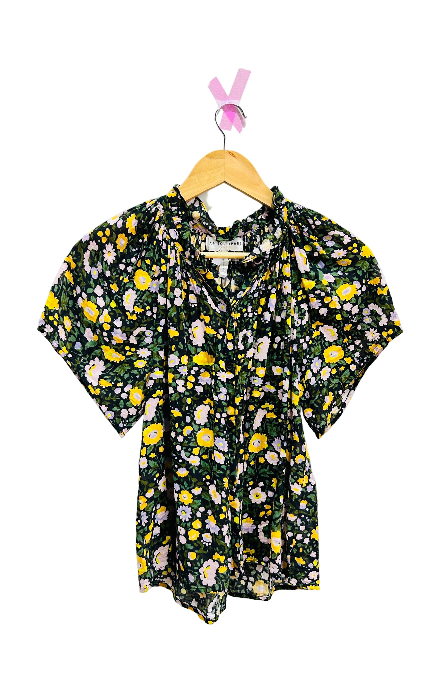 A Piece Apart Floral Cotton Voile Top Size 0