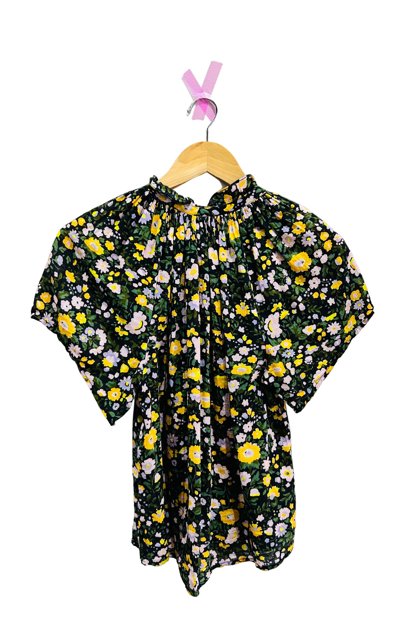 A Piece Apart Floral Cotton Voile Top Size 0