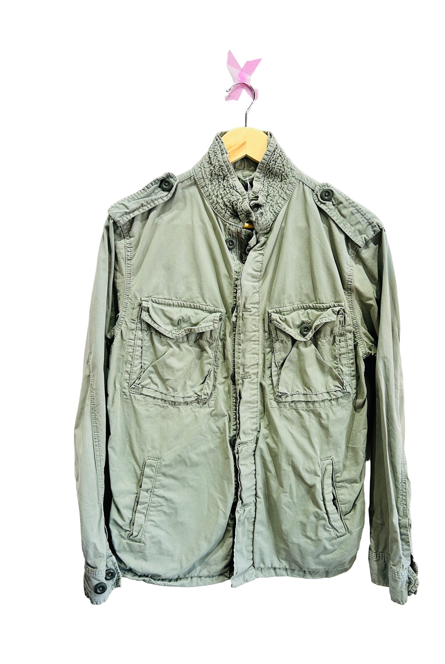 Hartford Kahki Cotton Jacket Size S